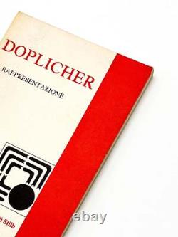 Fabio Doplicher / LA REPPRESENTAZIONE Signed 1st Edition 1984