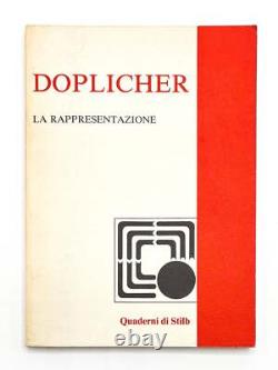 Fabio Doplicher / LA REPPRESENTAZIONE Signed 1st Edition 1984