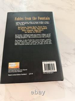 Fables From The Fountain Signed Ltd #62/200 Neil Gaiman Baxter Stross Hc Rare