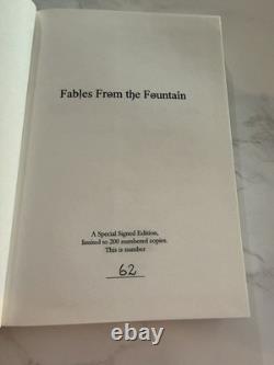 Fables From The Fountain Signed Ltd #62/200 Neil Gaiman Baxter Stross Hc Rare
