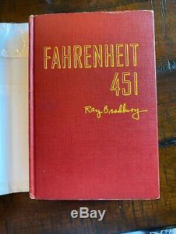 Fahrenheit 451 Bradbury signed 1953 1st edition