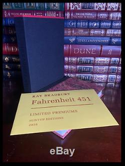 Fahrenheit 451 by Ray Bradbury SIGNED NEIL GAIMAN Suntup Press Limited 1/250