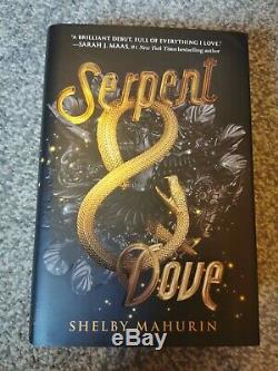 Fairyloot Exclusive Serpent And Dove Signed Hardback Sprayed Edges