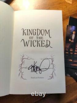 Fairyloot Kingdom of the Wicked Kerri Maniscalco SIGNED BOOKPLATE Extra Chapter