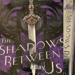 Fairyloot the shadows between us febuary book signed dustjacket art embossed
