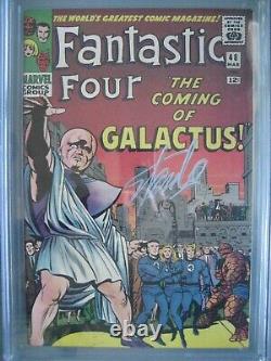 Fantastic Four #48 CGC 9.6 WP SS Signed Stan Lee 1st app Silver Surfer