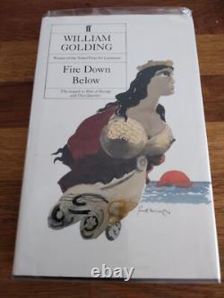 Fire Down Below by William Golding (Hardcover, 1989) Signed 1st Edition