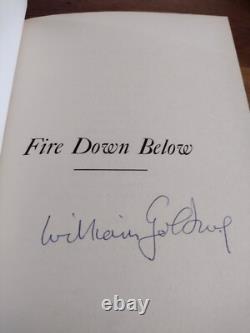 Fire Down Below by William Golding (Hardcover, 1989) Signed 1st Edition