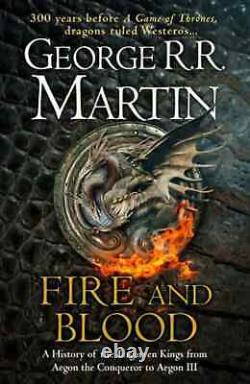 Fire and Blood by George R. R. Martin- UK Signed First Edition-Game of Thrones