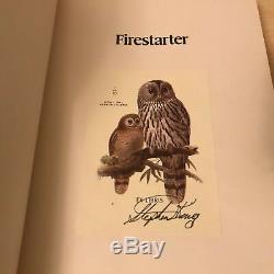 Firestarter Stephen King 1st/1st Signed
