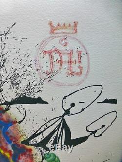 First Edition Alice in Wonderland & Salvador Dali Signed Alice Print