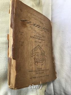Flatland A Romance of Many Dimensions by Edwin A Abbott 1884 1st Edition Signed