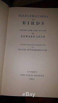 Folio Society, David Attenborough, Birds Drawn For John Gould By Edward Lear