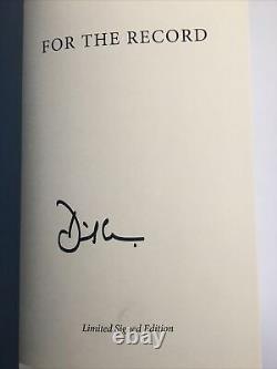 For The Record by David Cameron. 1st Edition, 1st Print, Signed
