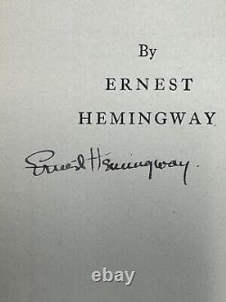 For Whom The Bell Tolls by Ernest Hemingway Signed 1st Book Club Edition 1940