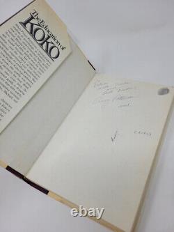 Francine Patterson, Eugene Linden / Education of Koko Signed 1st Edition 1981