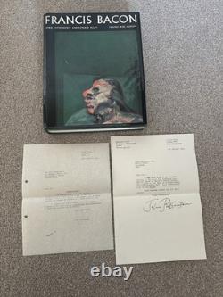 Francis Bacon 1964 Catalogue Raisonné 1st Ed + HAND-SIGNED Letter Rothenstein