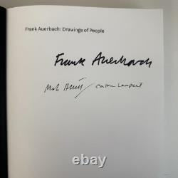 Frank Auerbach Drawings Of People. Triple-Signed 1st Edition, 1st Printing