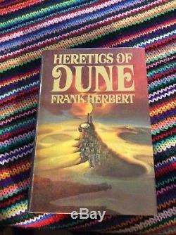 Frank Herbert, SIGNED, Inscribed! Heretics Of Dune, 1st Edition, Beautiful, Mylar