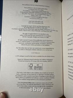 Freedom Memoirs 1954 2021 by Angela Merkel SIGNED 2024 UK 1/1 HB Macmillan
