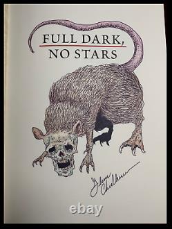 Full Dark, No Stars Stephen King SIGNED & REMARQUED x3 ARTISTS Cemetery Dance