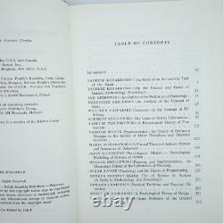 GASPARSKI, Wojciech Praxiological Studies. 1983 1st Edition SIGNED