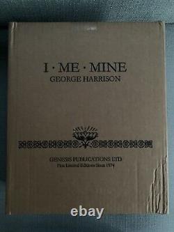 GENESIS PUBLICATIONS George Harrison I Me Mine Extended DELUXE Signed Book & 7