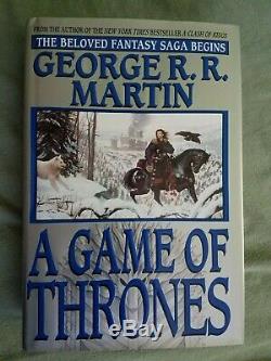 GEORGE R. R. MARTIN SIGNED HARDCOVER A Game of Thrones