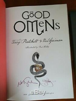 GOOD OMENSSigned By Gaiman ONLY 666 Copies Worldwide Ineffable Edition