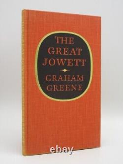 GRAHAM GREENE The Great Jowett SIGNED 1981 Ltd 1st Edition No 424 Near Fine