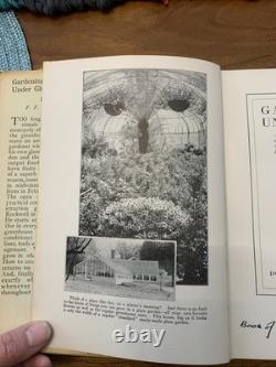 Gardening Under Glass 1923 SIGNED 1st Edition With Dust Jacket