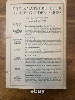 Gardening Under Glass 1923 SIGNED 1st Edition With Dust Jacket