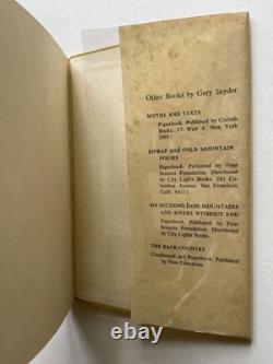 Gary Snyder / Earth House Hold Peter Matthiessen's copy Signed 1st Edition 1969