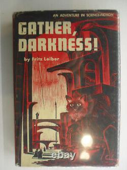 Gather Darkness, Fritz Leiber, SIGNED, 1st Edition, DJ, 1950