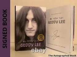 Geddy Lee SIGNED BOOK My Effin Life 1ST EDITION Hardcover RUSH Bassist