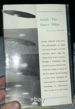 George Adamski / Inside the Space Ships Signed 1st Edition 1955