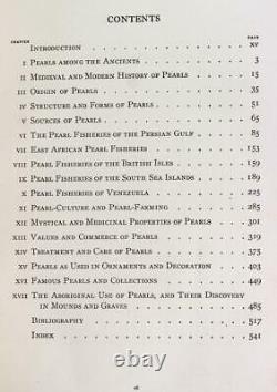 George Frederick Kunz Signed 1908 Book Of The Pearl History Art Science Industry