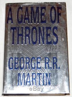 George RR Martin A Game of Thrones, Book 1, Hardcover 1st Edition 1st Print Good