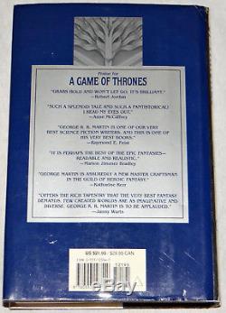 George RR Martin A Game of Thrones, Book 1, Hardcover 1st Edition 1st Print Good