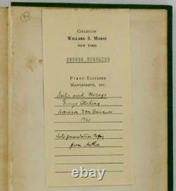 George STERLING / SAILS AND MIRAGE AND OTHER POEMS SIGNED 1st Edition 1921