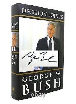George W. Bush DECISION POINTS Signed 1st 1st Edition 5th Printing