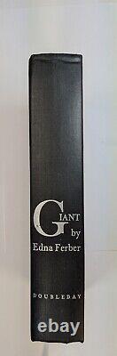 Giant Edna Ferber SIGNED 1952 First Edition/First Printing
