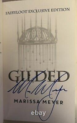 Gilded Marissa Meyer Fairyloot SIGNED Exclusive Edition 1st/1st Gold Edges