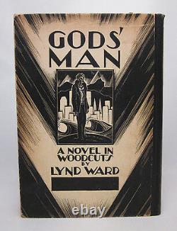 God's Man SIGNED by Lynd Ward First Edition 1929 A Novel in Woodcuts