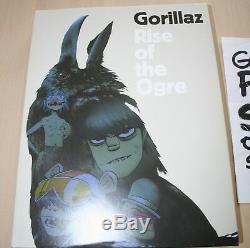 Gorillaz-rise Of The Ogre By Cass Browne& Hewlet Gorillaz-double Signed Copy