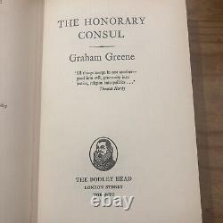 Graham GREENE Signed The Honorary Consul 1st Edition 1st Print HBDJ