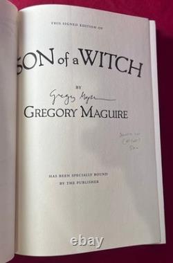 Gregory MAGUIRE / Son of a Witch SIGNED 1ST 1st Edition 2005