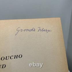 Groucho Marx, Julius Marx / Groucho and Me 1st Edition 1959 Signed Autograph