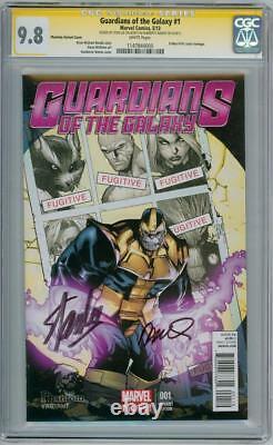 Guardians Of The Galaxy #1 Thanos Cgc 9.8 Signature Series Stan Lee Ramos Movie