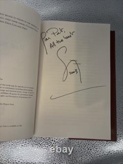 Guy de la Valdene Red Stag A Novel Signed 1st Edition 2003 Inscribed To Pat